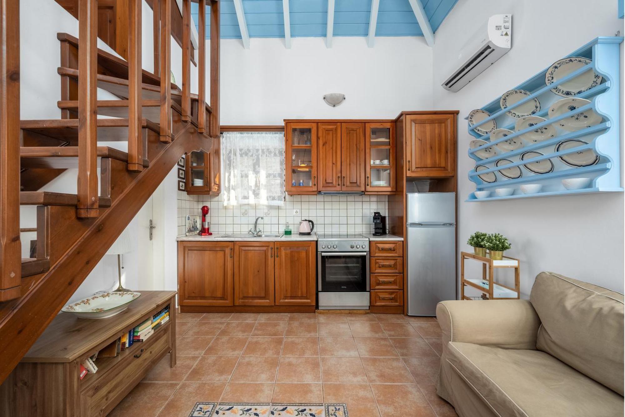 Villa Ftenagia Chalki Town Ngoại thất bức ảnh